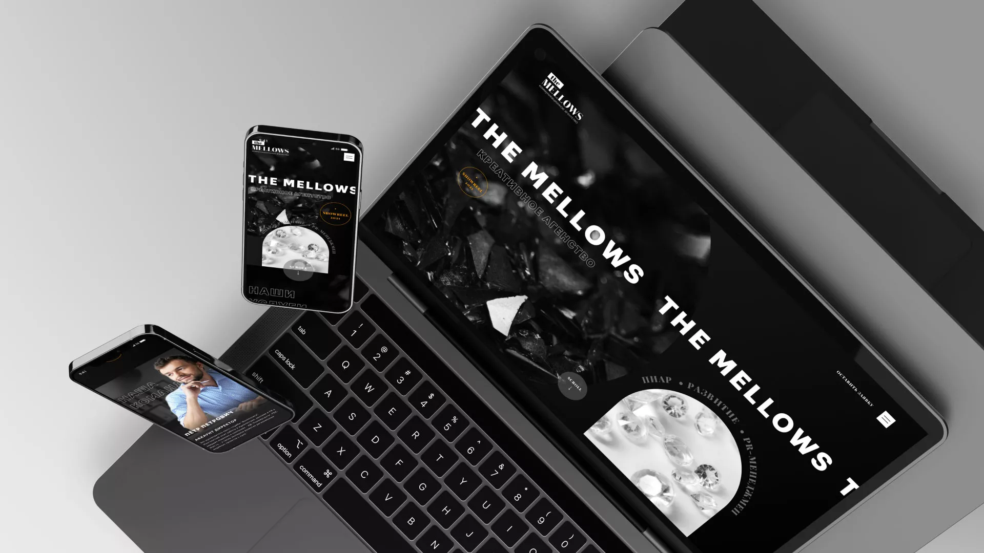 Разработка сайта креативного агентства «The Mellows» в Сосновом Боре