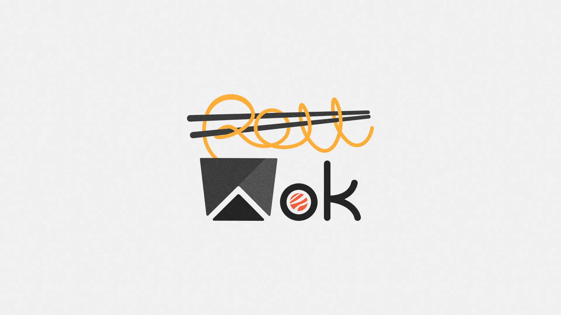 Разработка логотипа в Сосновом Боре для суши-бара «Roll Wok Club» Разработка логотипа в Сосновом Боре для суши-бара «Roll Wok Club»